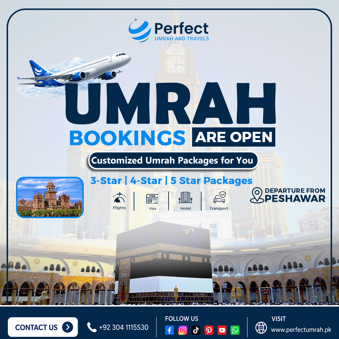 Umrah Booking Are Open From Peshawar